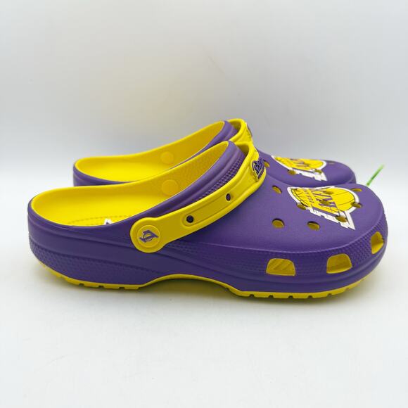 CROCS Mens NBA Los Angeles Lakers Clog US 10 EU 43.5 Purple Yellow NWT main image 7